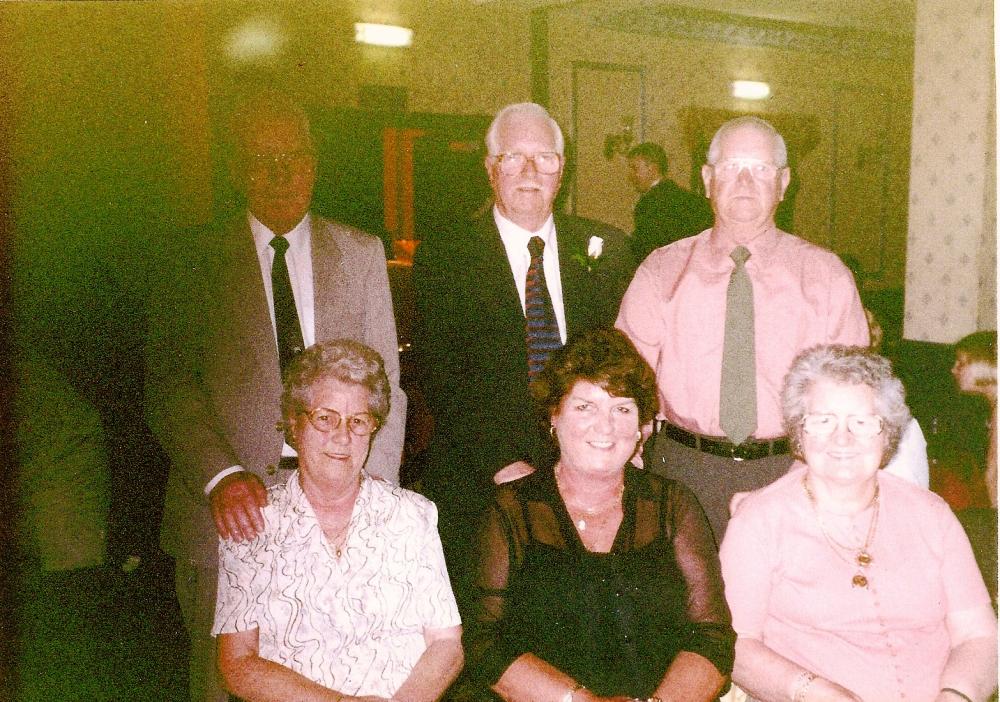 Dad Alan, Uncles Ernie Hankin and Bill Hankin and Aunts Edna (Southern), Lillian and Olive cc 2000