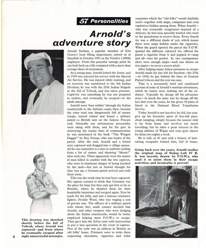 ARNOLD'S STORY. Arnold Seddon ARNOLD'S STORY. Arnold Seddon
