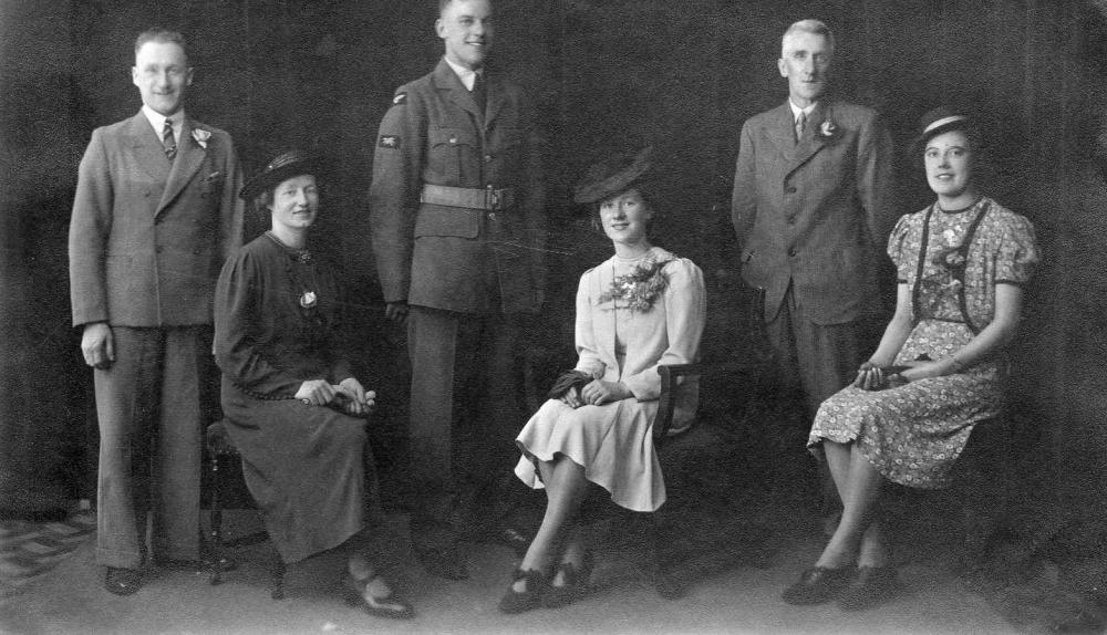 Bert and Hilda Burgess's wedding