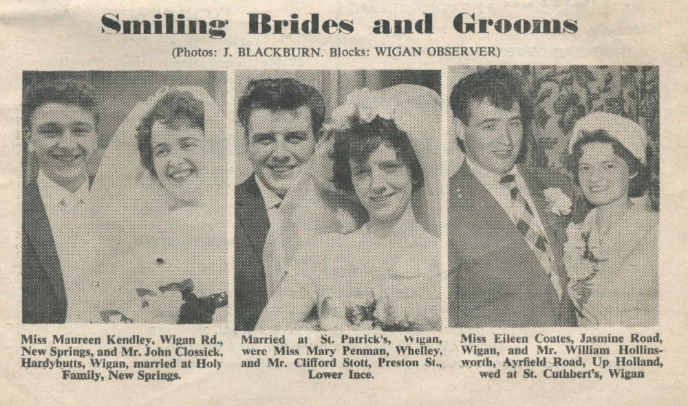 Smiling Brides and Grooms 1962 Smiling Brides and Grooms 1962