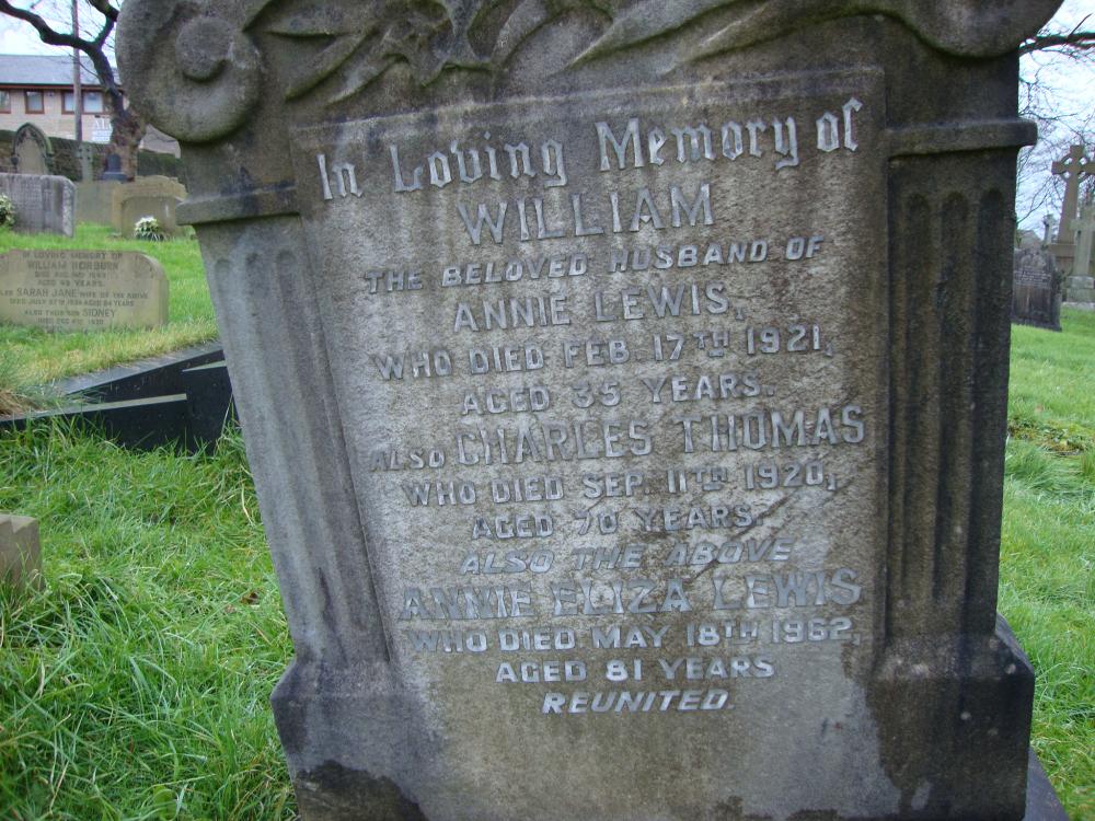 Lewiks gravestone