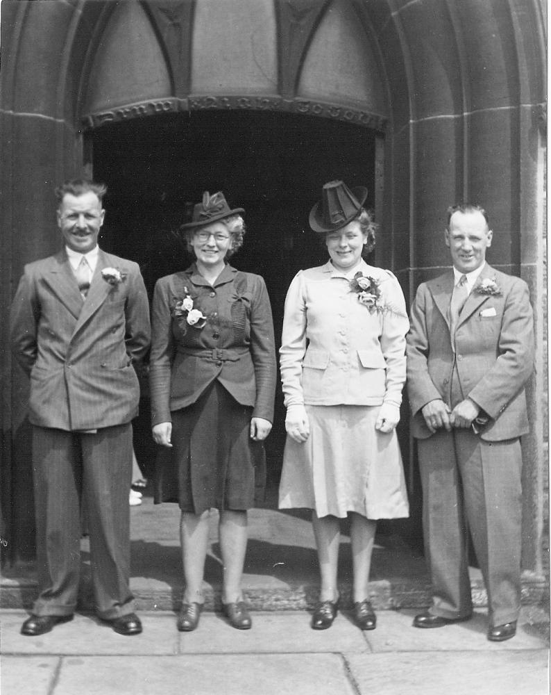 Mum and Dad Doreen and Alan Hankin's Wedding 28th June 1947 - Parents