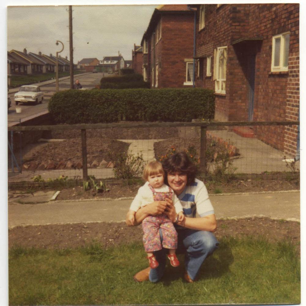 Rachel with her Uncle Geoff