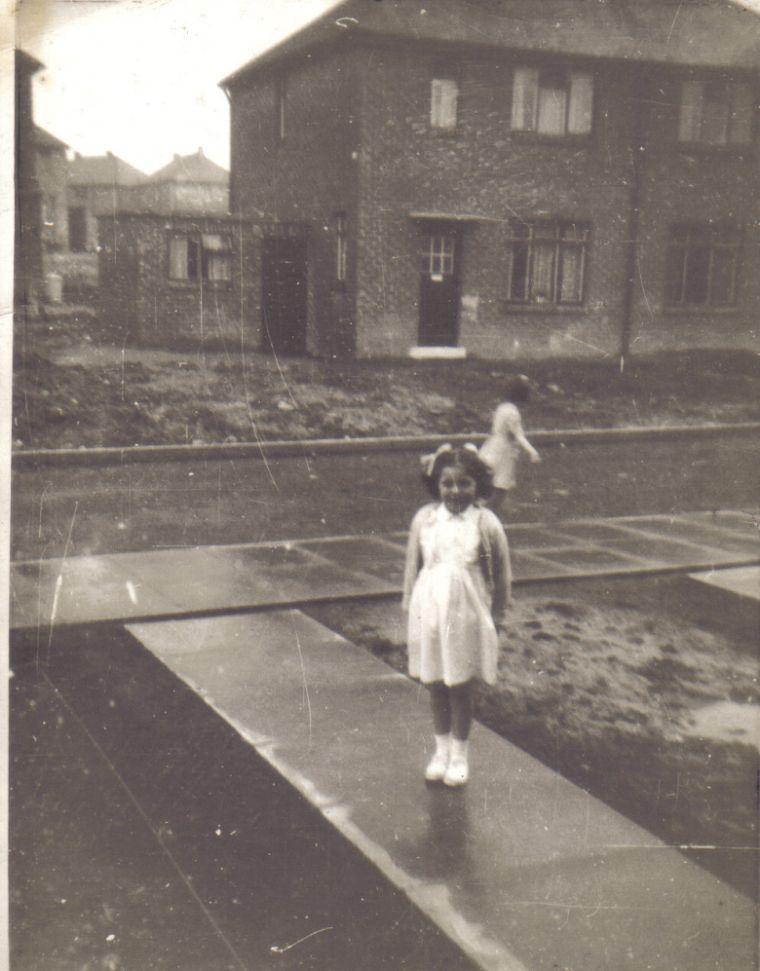 Carol Lloyd c1953 taken outside number 6 Kingsley Avenue. Carol Lloyd c1953 taken outside number 6 Kingsley Avenue.