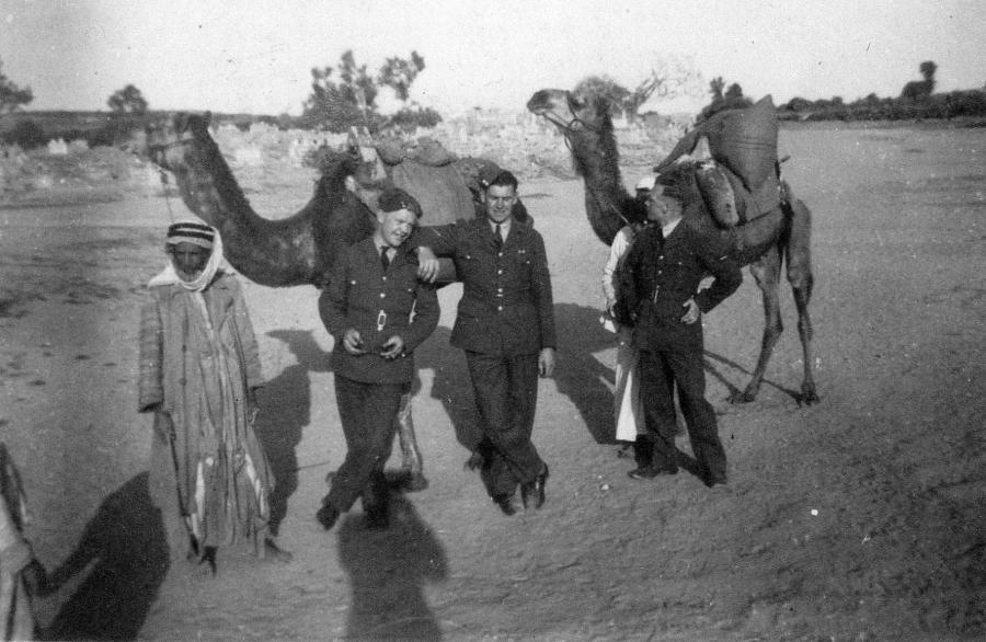 Arthur Tice in Egypt, 1942.