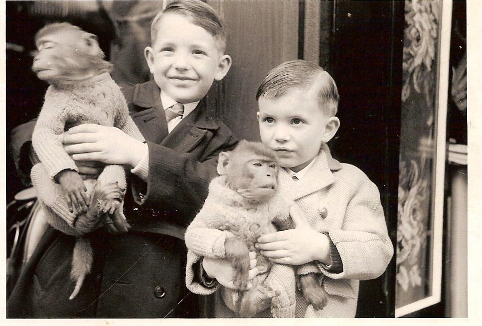 Roger Charnock (aged 8) and Roy Charnock (aged 6).