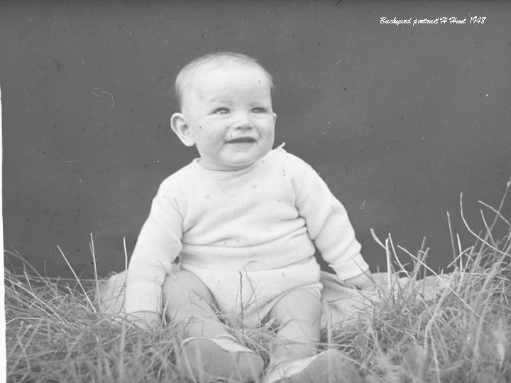 Backyard portrait