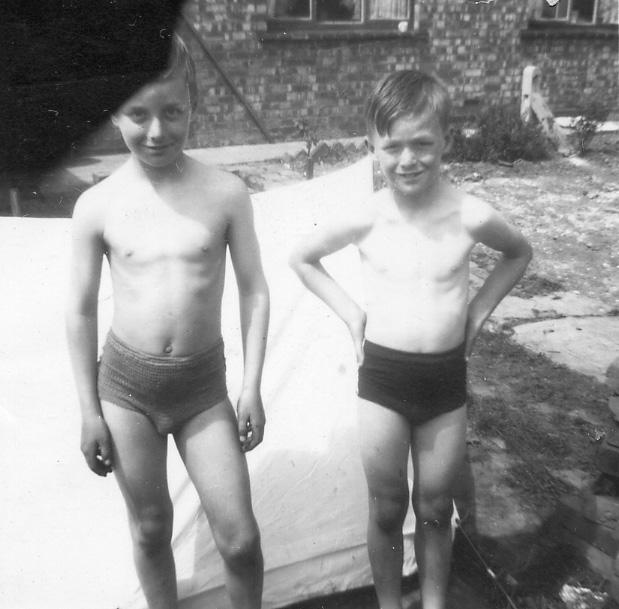 Ronny and me c1956 Ronny and me c1956