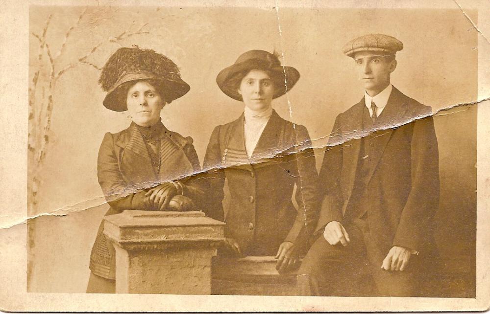 Mary Lewis, Eleanor Lewis and John Hallmark