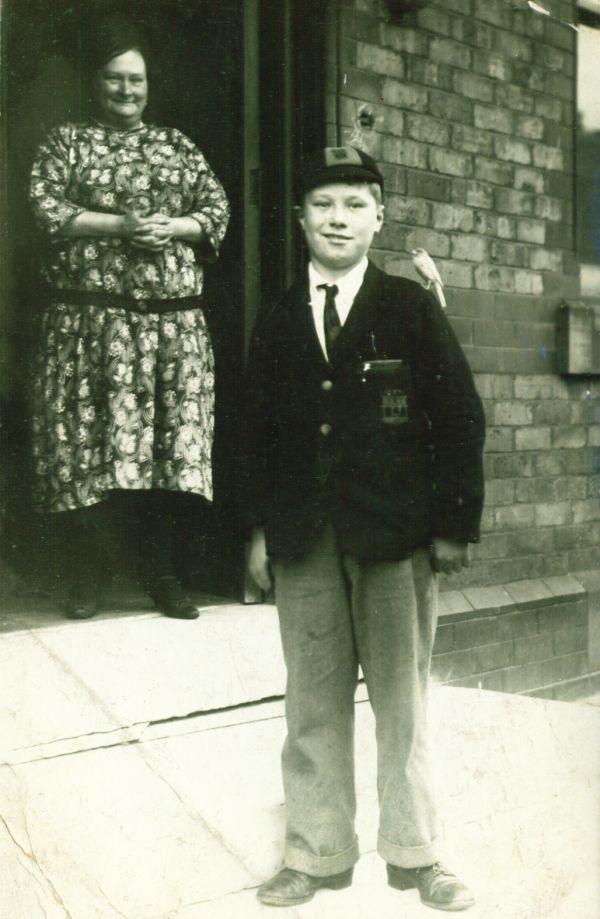 Grandmother and uncle Christopher, c1928