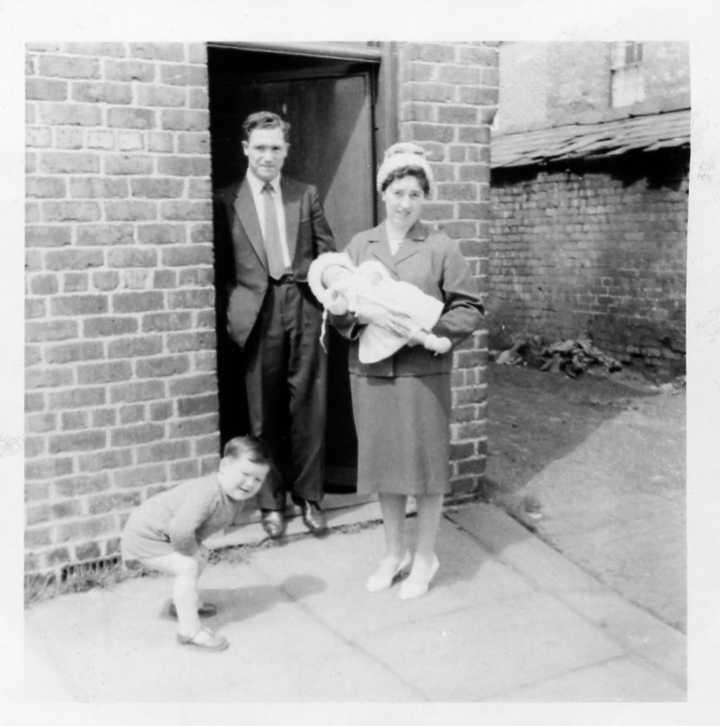 Outside 1 Beaufort St Hindley c 1961