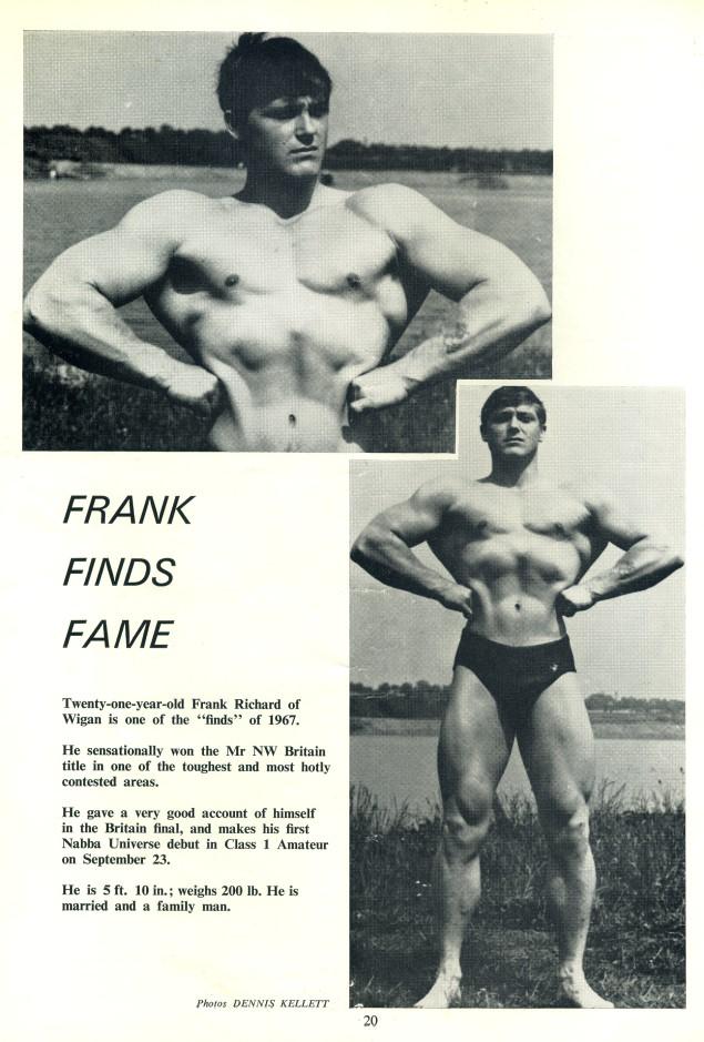 Frank Richards Mr. N.W.Britain 1967
