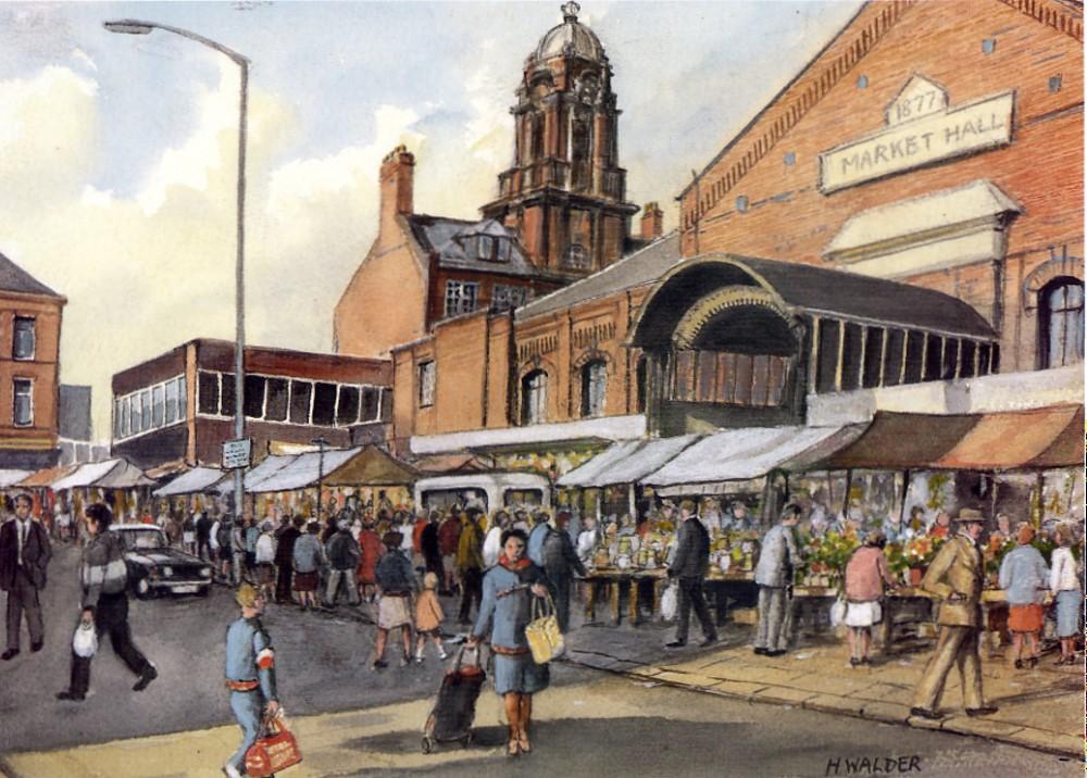 MARKET STALLS WOODCOCK STREET 1986 MARKET STALLS WOODCOCK STREET 1986