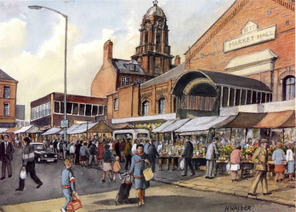 MARKET STALLS WOODCOCK STREET 1986