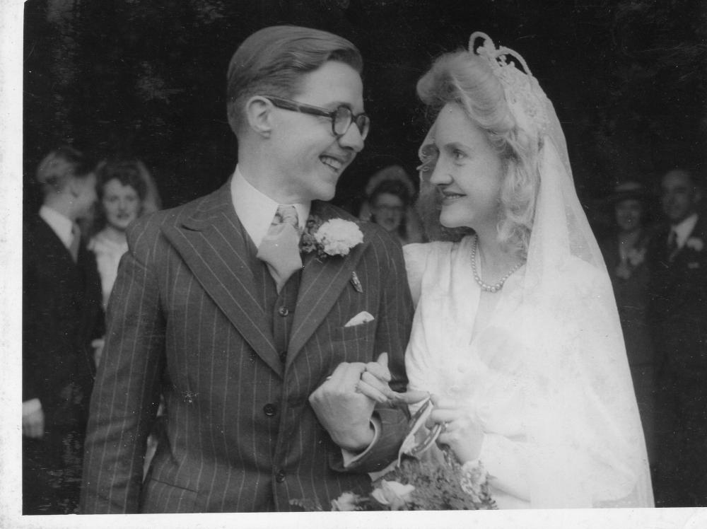  Wedding photo. James Isherwood and Florence Banks