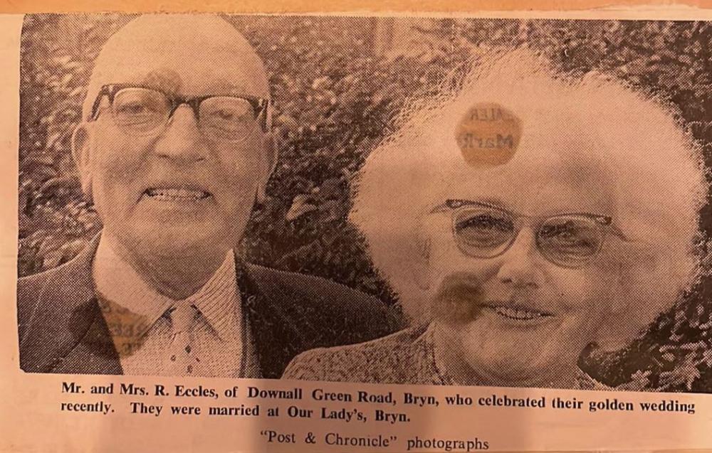 Robert & Frances Eccles In the Newspaper