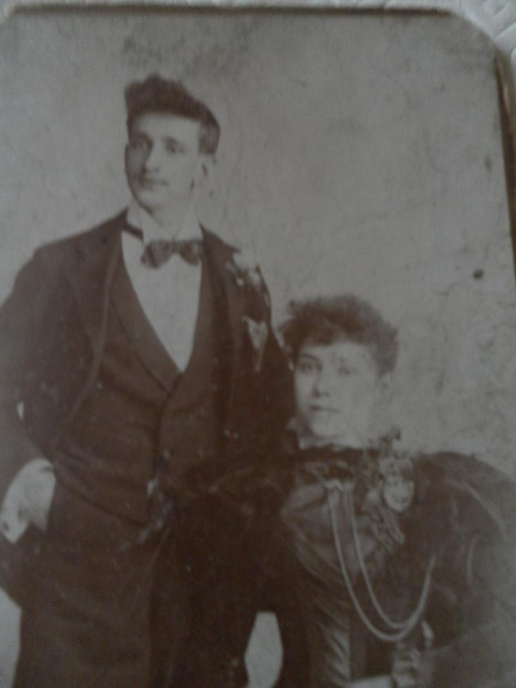 my g grandparents frank and sophia waterworth (nee hilton) in there courting days 1894 to 1898