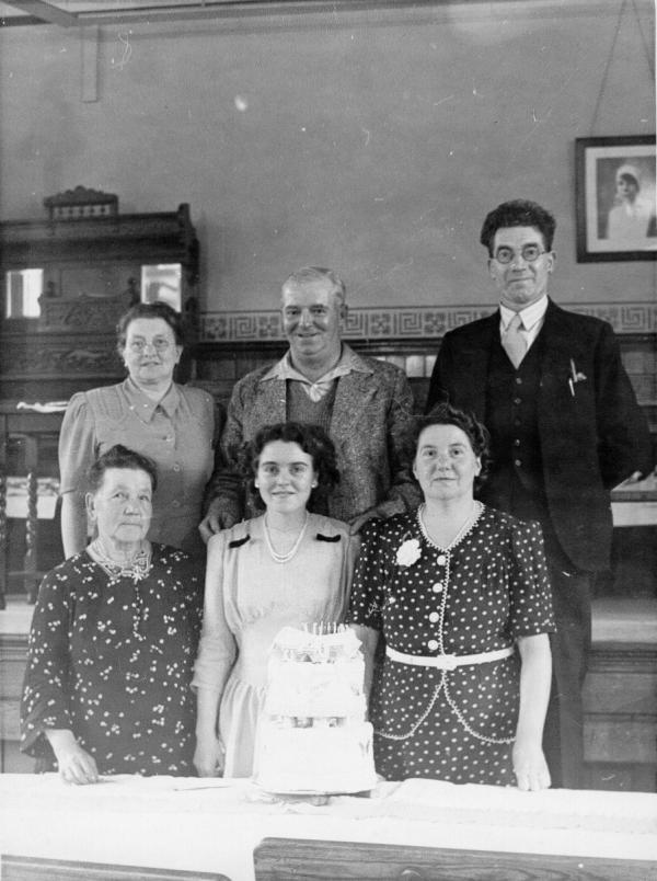 Annie Houghton's 21st birthday, July 1948.