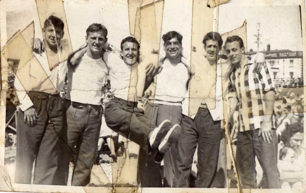 Wiganers (some sportsmen) on holiday mid 1950's.