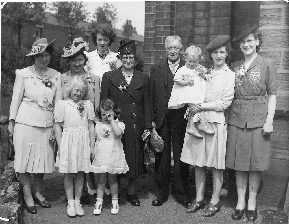 Mum and Dad  Alan and Doreen Hankin Wedding Guests 28th June 1947 