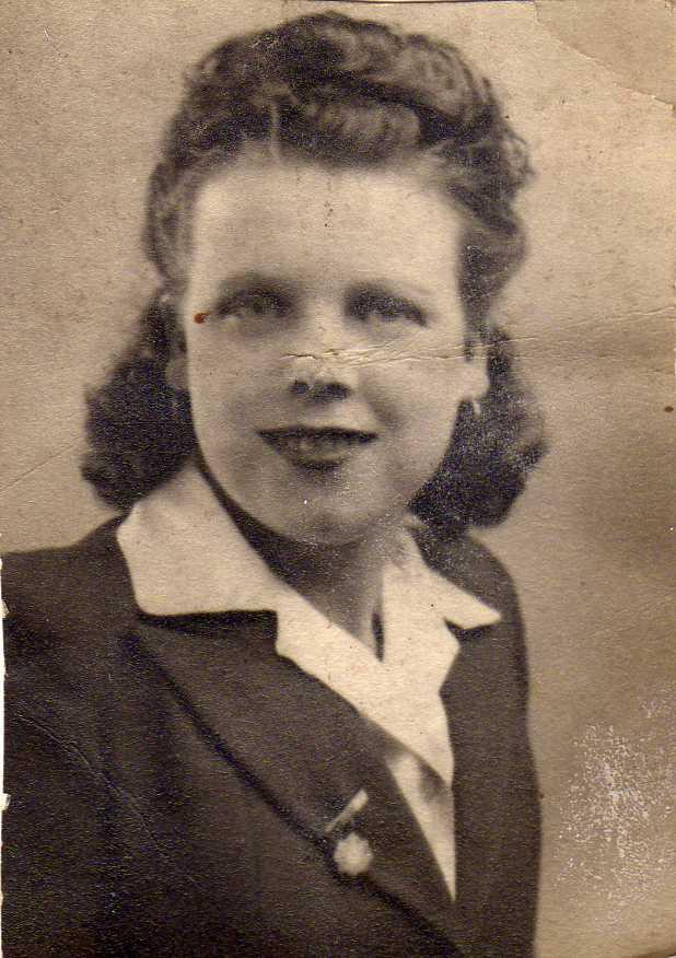 Sally Bridge my mam in 1944. Sally Bridge my mam in 1944.