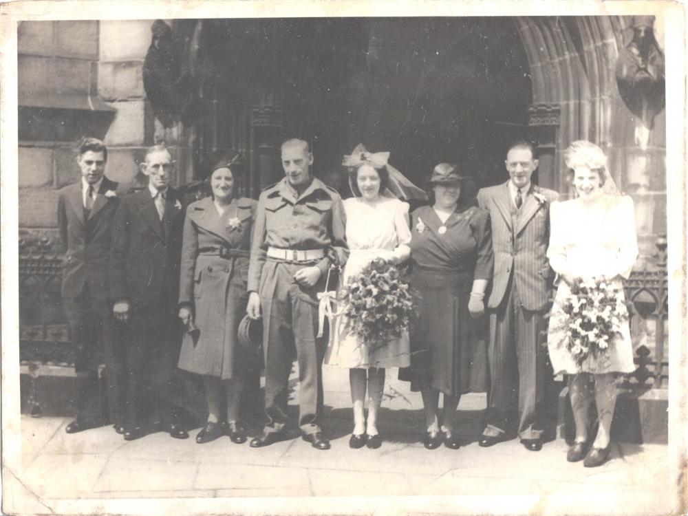 Wedding on 31st May 1945. Wedding on 31st May 1945.