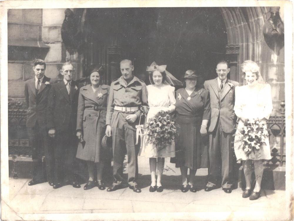 Wedding on 31st May 1945.