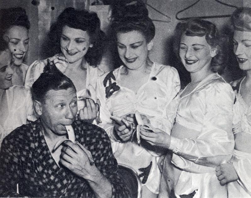 George with chorus girls