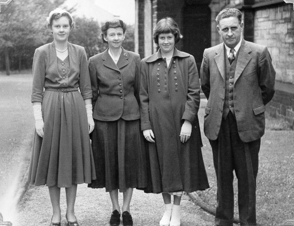 OUR WEDDING  SEPT 18th 1954  HIGHFIELD CHURCH