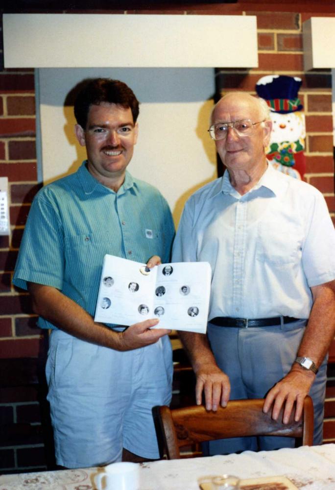 Anthony and Uncle George 1992