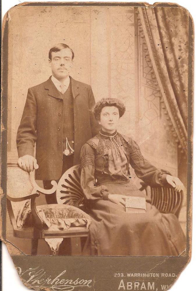 Mr and Mrs Thomas Beck taken about 1907 Mr and Mrs Thomas Beck taken about 1907