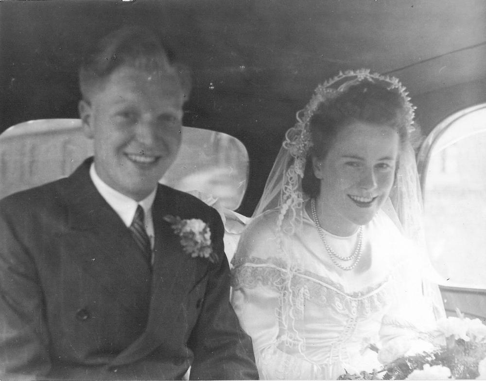 Mum and Dad Doreen and Alan Hankin's Wedding 28th June 1947 