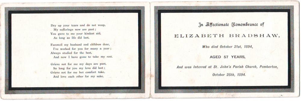 Elizabeth Bradshaw