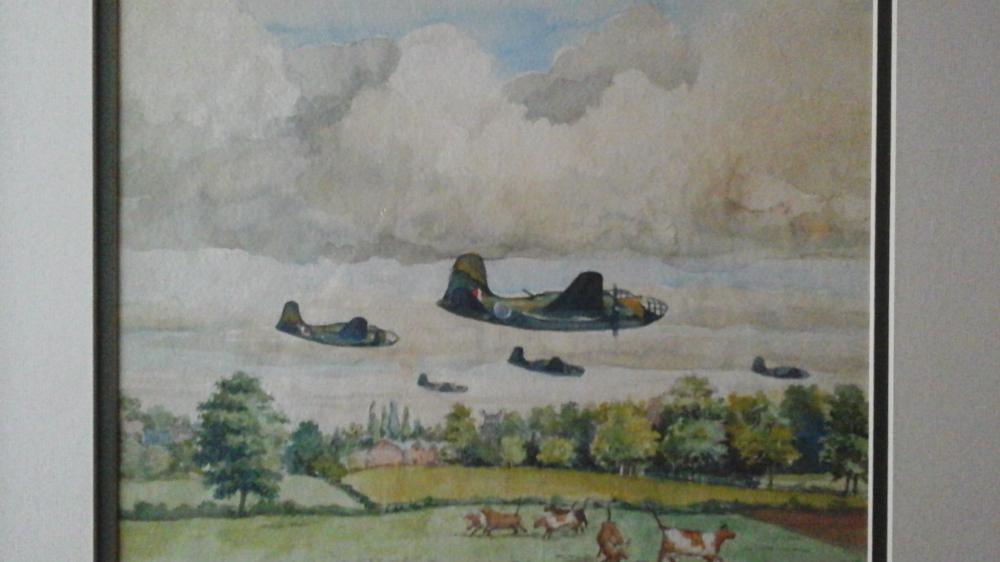 Water colour painting by Harry Walder Water colour painting by Harry Walder