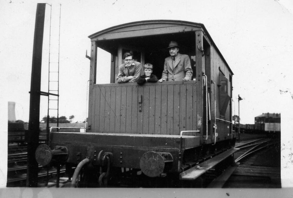 my dad again, in his Jacky Last wagon