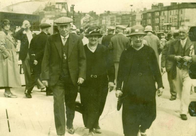 Grandad and Grandma Mason with friend