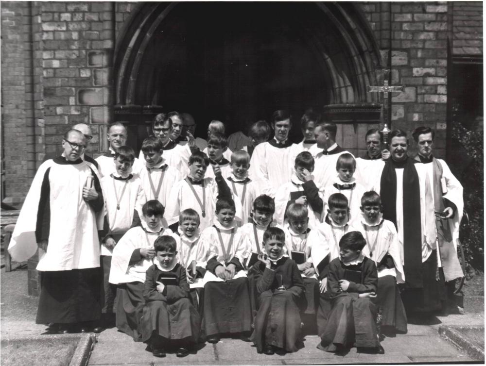 Choir outside south porch ? year