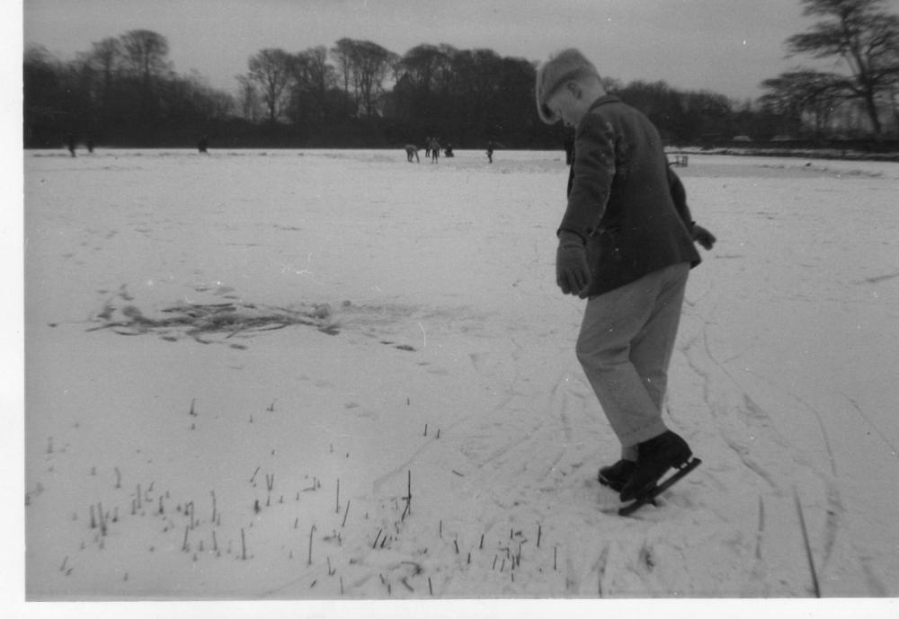 Skating on Wrightington Fish Pond