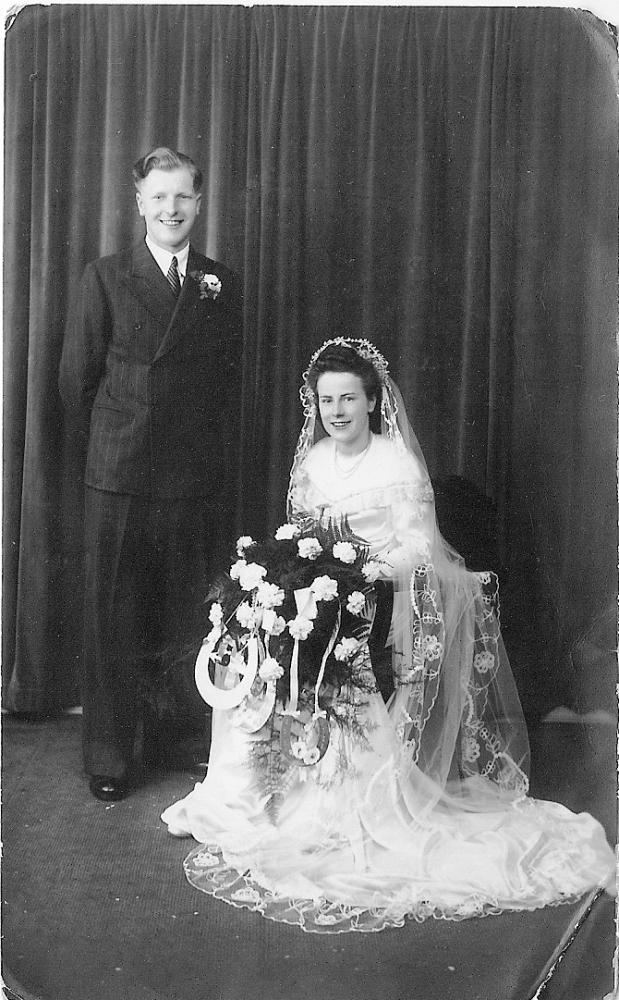 Mum and Dad - Alan and Doreen Hankin's Wedding June 1947