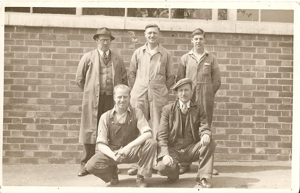 Wilfred Bullen and workmates