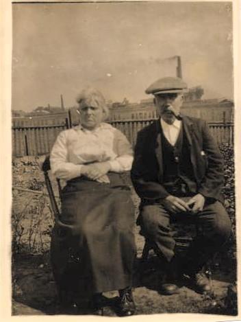 Great-grandparents Foot at the Old Home, Cale Lane, New Springs.