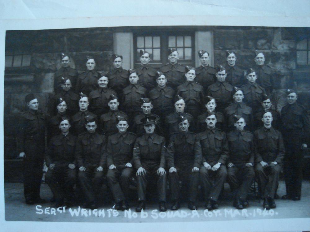 Dad and his Squad in the Army. 1940