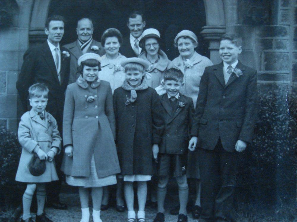 A Family Wedding Day. About 1959 A Family Wedding Day. About 1959