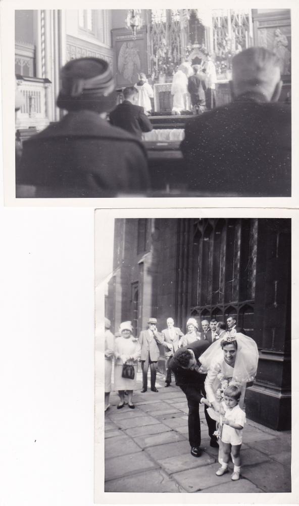 Our wedding day. Our wedding day.