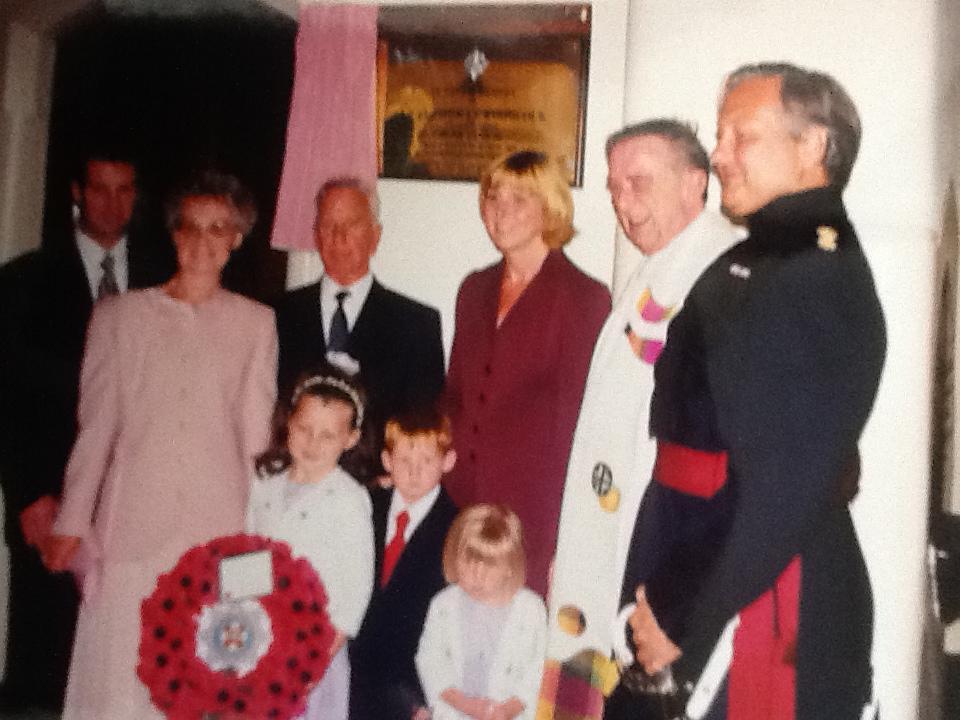 Thomas Woodcock Plaque unveiling St Pats. 