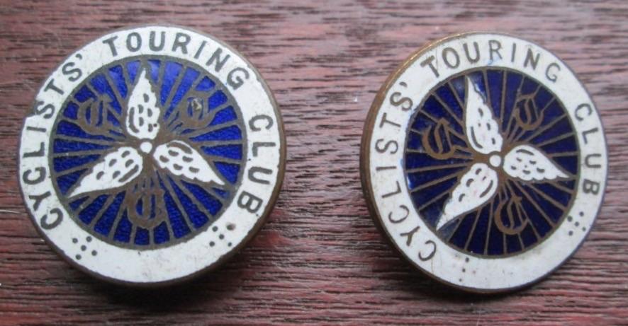 Lapel badges.