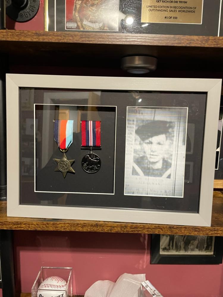Richard Speakman medal display Richard Speakman medal display