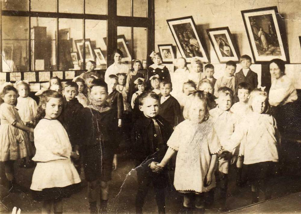 Ernest Rigby's class at Warrington Lane Council School Ernest Rigby's class at Warrington Lane Council School
