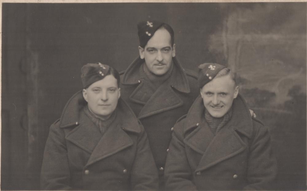 George Myers with his pals in The Manchester Regiment George Myers with his pals in The Manchester Regiment