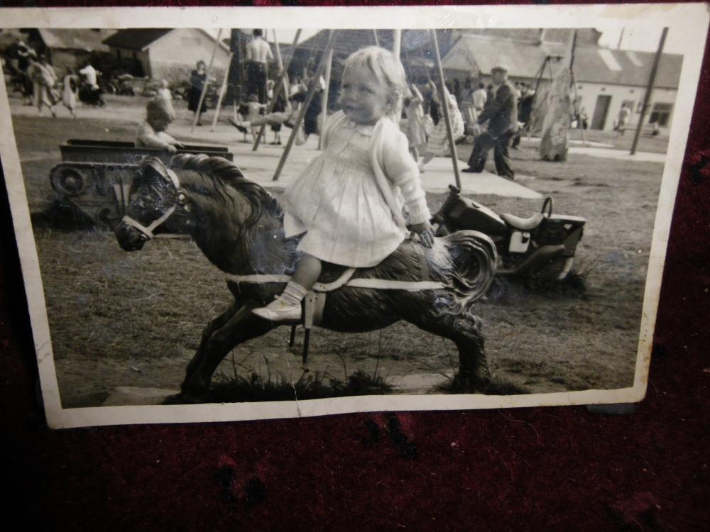 first ride on a donkey at Blackpool.? first ride on a donkey at Blackpool.?